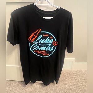 Luke Combs Tour Tshirt, size large, good condition